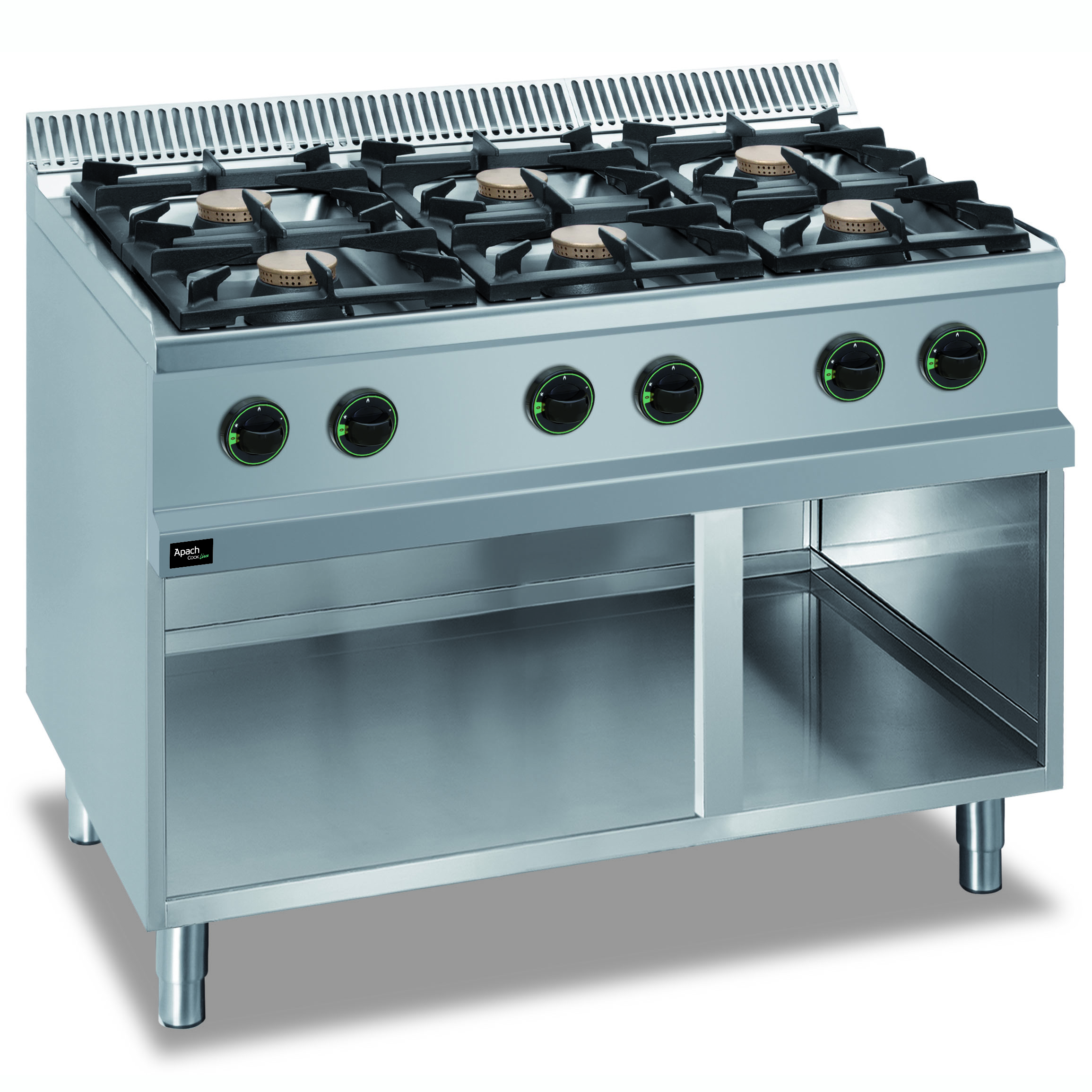 Плита Apach APRG-117P 6-ти конфорочная газовая